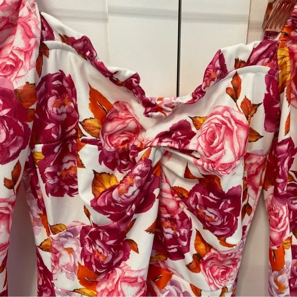 Brand NEW! Pink flower dress - Picture 7 of 10